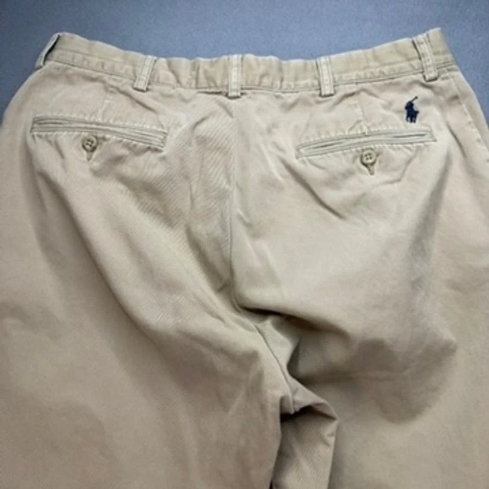 Polo Ralph Lauren Prospect Pant Chino Straight 34x30 (FIT 32x29) Tan Cotton Prep